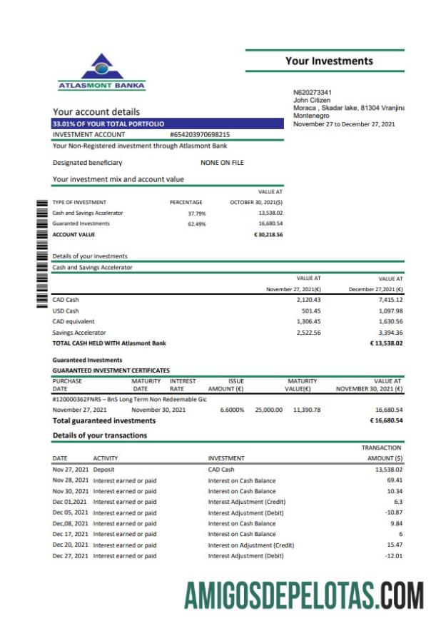 Montenegro Atlasmont Excel Pdf amostra